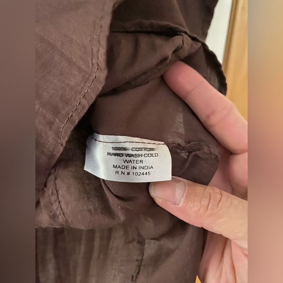 Karma Highway (LA) embroidered 3/4 top ⭕️3/$15⭕️ - Picture 5 of 9